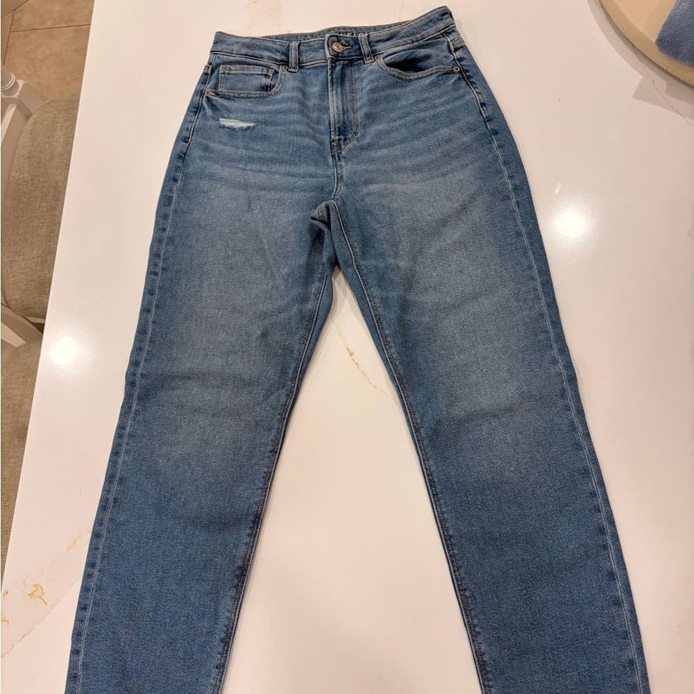 American Eagle Outfitters Light Blue High Rise Jeans